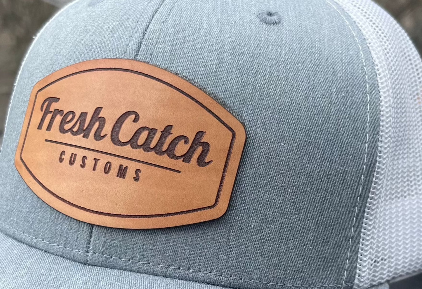 Custom Leather Patch/Hat