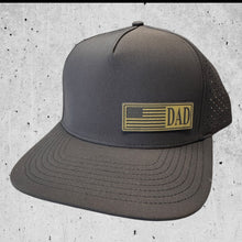 Black Performance Hat-Fathers Day American Flag Hat