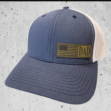 Navy Blue/ White Fathers Day American Flag Hat