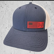 Navy Blue/ White Fathers Day American Flag Hat