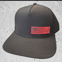 Black Performance Hat-Fathers Day American Flag Hat