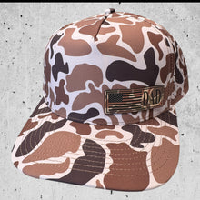 Light Old School Camo Performance Hat-Fathers Day American Flag Hat
