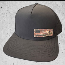 Black Performance Hat-Fathers Day American Flag Hat