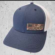 Navy Blue/ White Fathers Day American Flag Hat