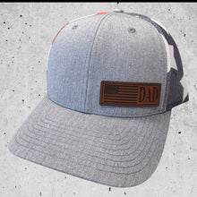 Heather/ RWB Flag Mesh Fathers Day American Flag Hat