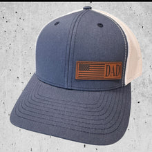 Navy Blue/ White Fathers Day American Flag Hat