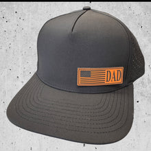 Black Performance Hat-Fathers Day American Flag Hat
