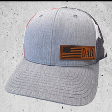 Heather/ RWB Flag Mesh Fathers Day American Flag Hat