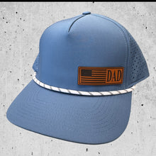 Blue With White Rope Performance Hat-Fathers Day American Flag Hat