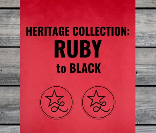 Ruby / Black Premium Leatherette