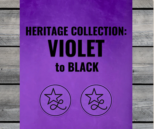 Violet / Black Premium Leatherette