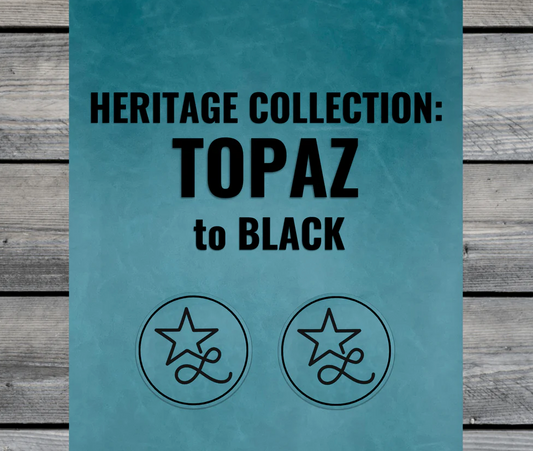 Topaz / Black Premium Leatherette