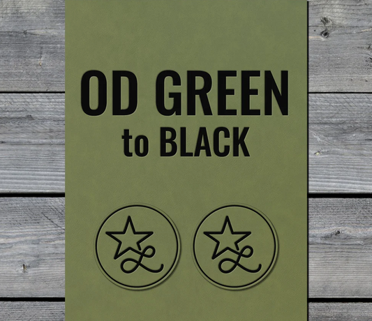 OD Green / Black Premium Leatherette