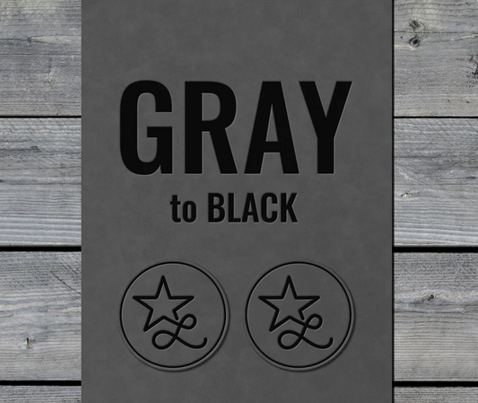 Gray / Black Premium Leatherette