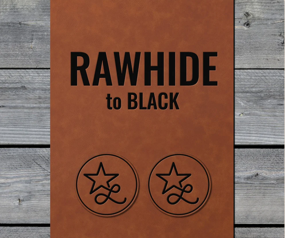 Rawhide / Black Premium Leatherette