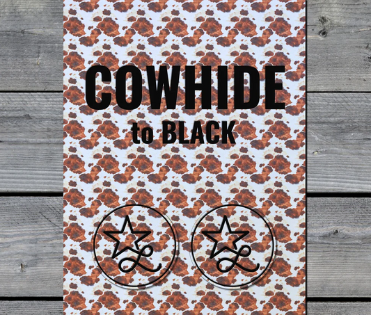 Cowhide / Black Premium Leatherette