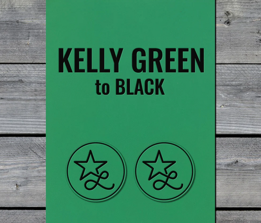 Kelly Green / Black Premium Leatherette