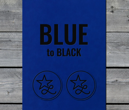 Blue / Black Premium Leatherette